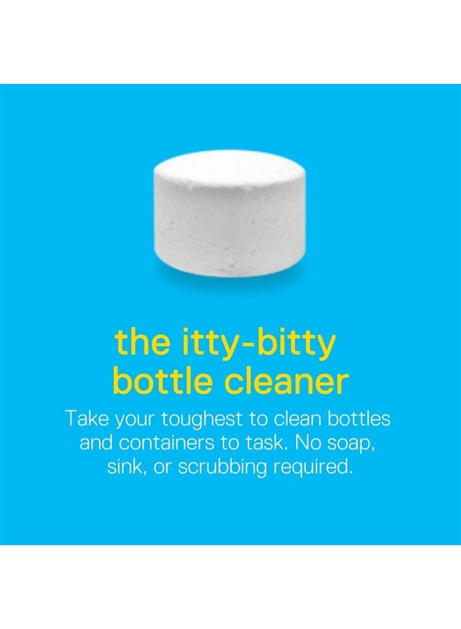 BOTTLE BRIGHT عبوة برايت حزمة واحدة (12 قرص) - تنظيف الفولاذ المقاوم للصدأ، الترمس، الكوب، زجاجات المياه المعزولة والقابلة لإعادة الاستخدام - أقراص التنظيف سهلة وآمنة للاستخدام - Image 2