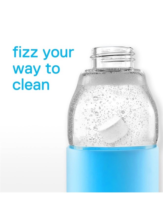 BOTTLE BRIGHT عبوة برايت حزمة واحدة (12 قرص) - تنظيف الفولاذ المقاوم للصدأ، الترمس، الكوب، زجاجات المياه المعزولة والقابلة لإعادة الاستخدام - أقراص التنظيف سهلة وآمنة للاستخدام - Image 3