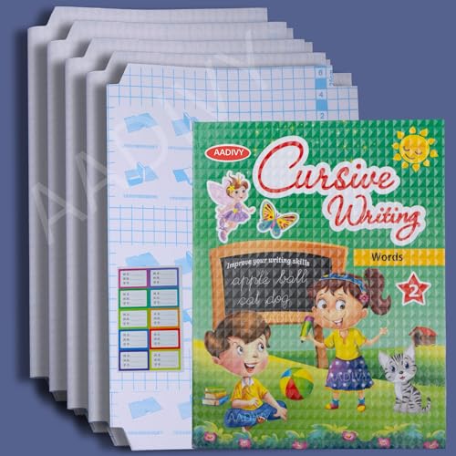 AADIVY A4 Sizes-40 Pcs Transparent Paper Sticker Book Covers, Self-Adhesive Waterproof Binding Film for School & Office, Textbook Protective Plastic, Clear [47x34 Cm Sizes] - Image 1