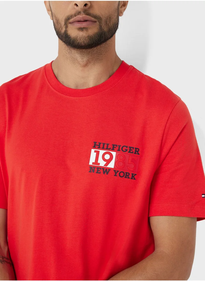 TOMMY HILFIGER Logo Crew Neck T-Shirt