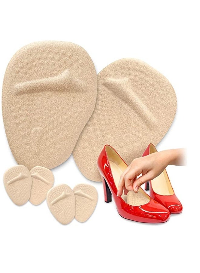 Metatarsal Pads, Gel Sleeves Forefoot Pads, Ball of Foot Cushions Shoe Inserts for High Heels Comfort. Slide-Proof, Reusable Feet Pad Shoe Insoles for All Day Pain Relief (3Pcs) - Image 1
