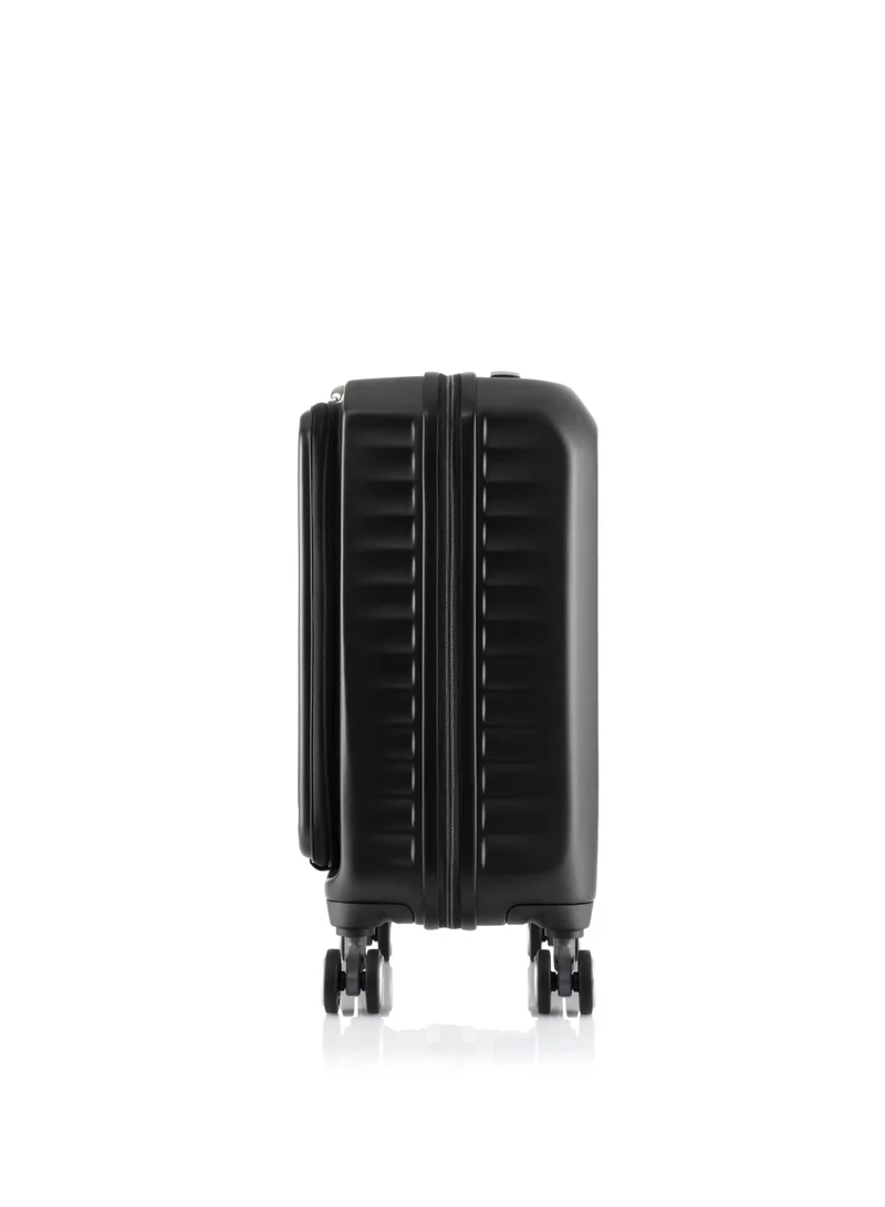 امريكان توريستر American Tourister Frontec Spinner 54 cm - Jet Black - 3 Years Global Warranty