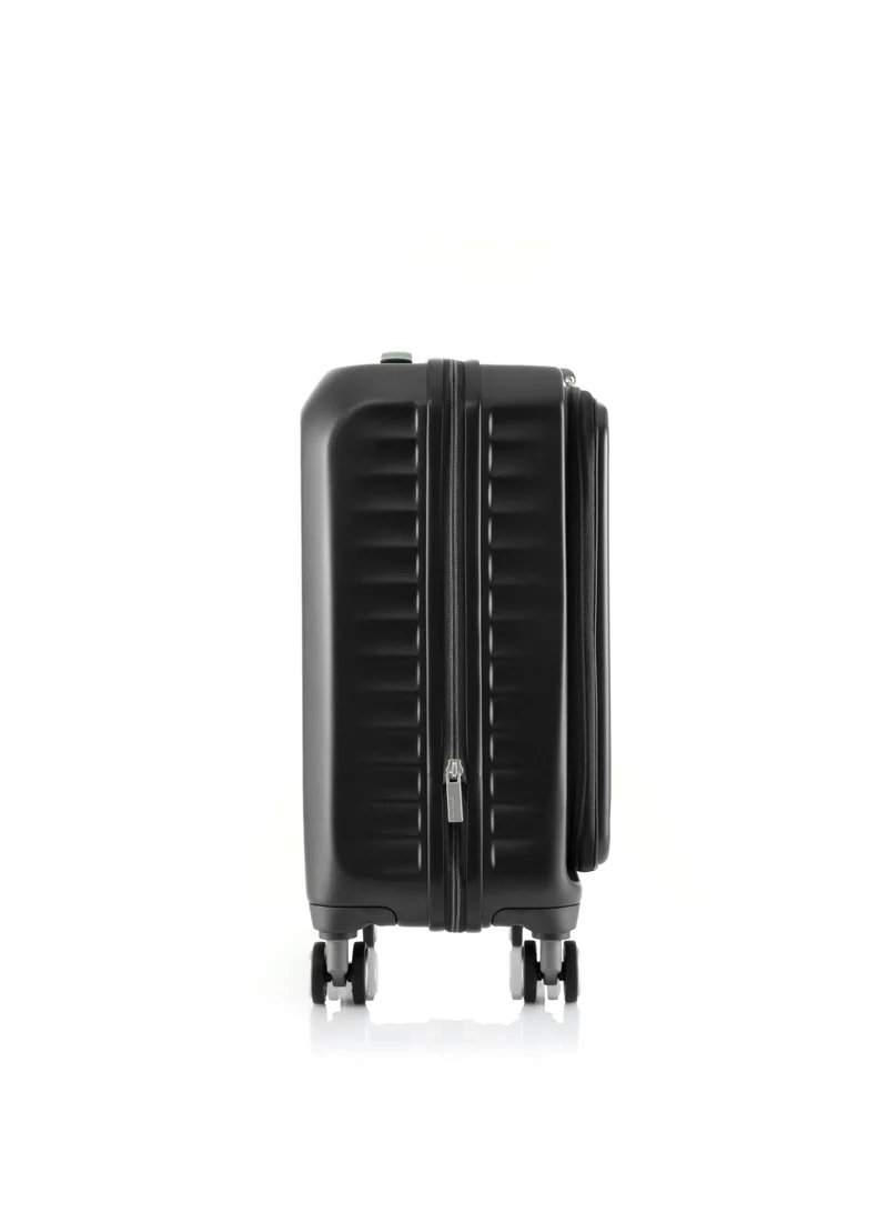 امريكان توريستر American Tourister Frontec Spinner 54 cm - Jet Black - 3 Years Global Warranty