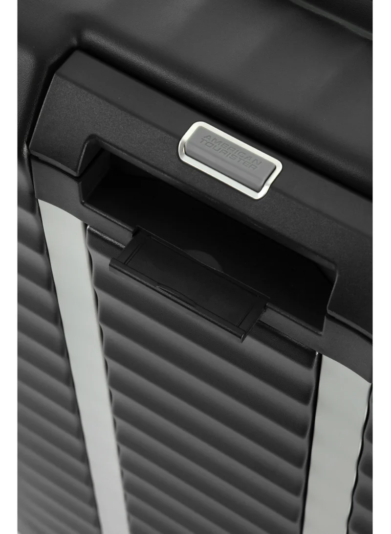 امريكان توريستر American Tourister Frontec Spinner 54 cm - Jet Black - 3 Years Global Warranty