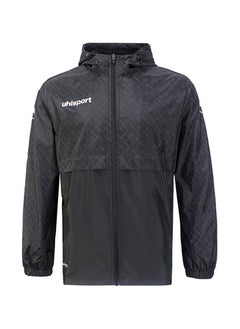 UHLSPORT uhlsport Rain Jacket, Smart breathe® FIT, For all kinds of sports in cold weather, Waterproof coating, Pockets on both sides, Adjustable cape, Regular Fit, Elastic wrist  - Image 1