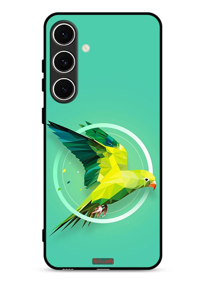 Tolwak Samsung Galaxy A56 5G Protective Case Cover Parrot Abstract Art - Image 1