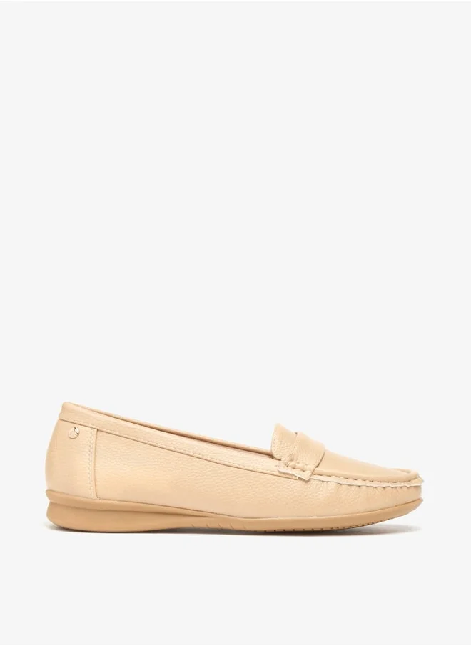 Flora Bella By Shoexpress Women's Textured Slip-On Loafers