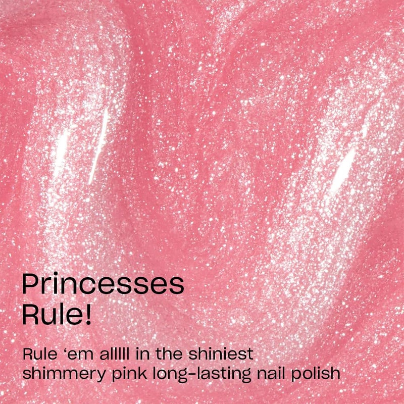 OPI Infinite Shine Princesses Rule! | Sheer Soft Pink Shimmer Long Wear Gel Like Nail Polish | Vegan, Long Lasting, Streak Free - Image 3