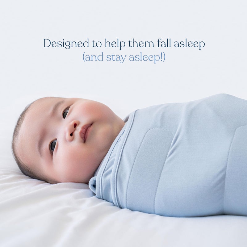 HALO Sleepsack Supersoft Swaddle, Cozy Bamboo Viscose, 3-Way Adjustable Swaddle, 2 Way Zipper, 2 TOG, 0-6 Months, Small (Pack of 1), Calm Sage - Image 3