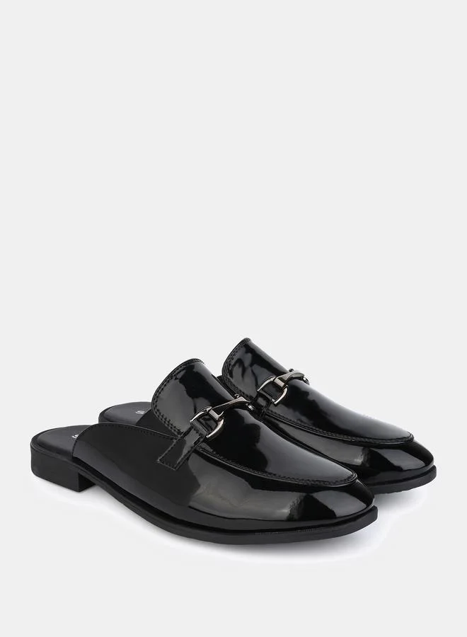 Styli Patent Metal Accent Mules