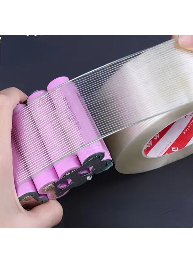 High Temperature Glass Fiber Insulation Tape For Lithium Battery Packs 25m Single Sided Adhesive - Image 2