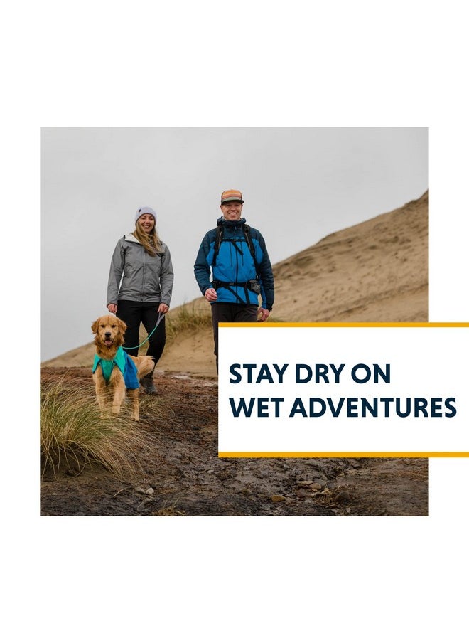 RUFFWEAR - , Sun Shower Dog Raincoat, AllWeather Jacket, Waterproof, Windproof & Lightweight, Midnight Blue, Medium - Image 1