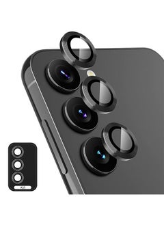 ENKAY Screen Protector For Samsung Galaxy A35 ENKAY Hat-Prince 9H Rear Camera Lens Aluminium Alloy Tempered Glass Film(Black) 
