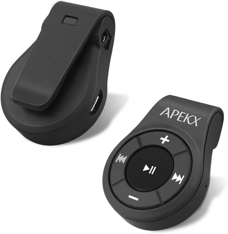 APEKX Clip Bluetooth Audio Adapter for Headphones, Headset, Speaker, Wireless Receiver with MIC for Hands-Released Call and Music - Image 3