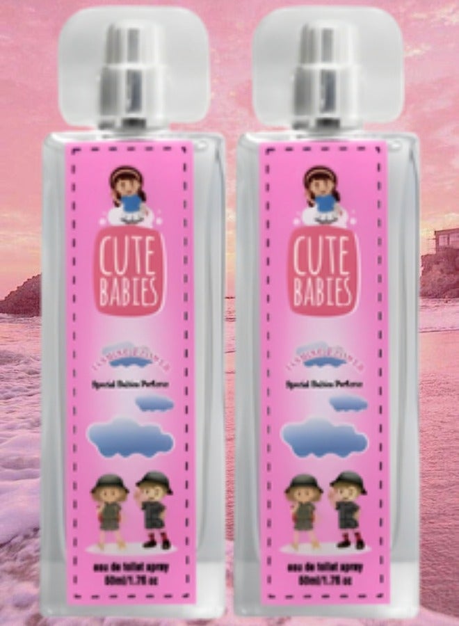 Cute 2 Pieces Babies Jasmine Flower Perfume 50ml EDT - Image 1
