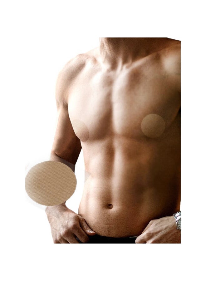 Yates Disposable Men'S Nipple Covers, Marathon Sports Chest Pads, Anti-Nipple Show, Ultra-Thin, Invisible, Sweat-Proof, 3Cm/40 Pieces - Image 3