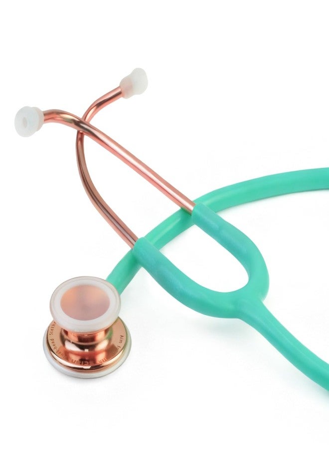 SCIAN Dual Head Stethoscope with Ear Tips, Professional Stethoscopes for Doctors, Nurses, Medical Nursing Students, Clinical Student Use, Classic Stainless Steel Stethoscope Kit, Green Tube - Image 1