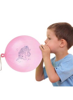 ArtCreativity Unicorn Punch Balls Set Of 12 Durable Balloons With Rubber Bands Attached Great Unicorn Party Favors And Decorations Goodie Bag Fillers For Kids In Assorted Fun Colors  - Image 5