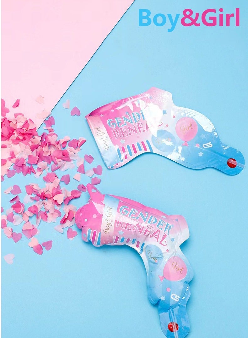 Confetti (Set of 5) Baby Boy or Baby Girl Party Supplies Decorations (Blue) Suitable for Birthday Baby Shower Party Supplies and Decorations  - Image 2