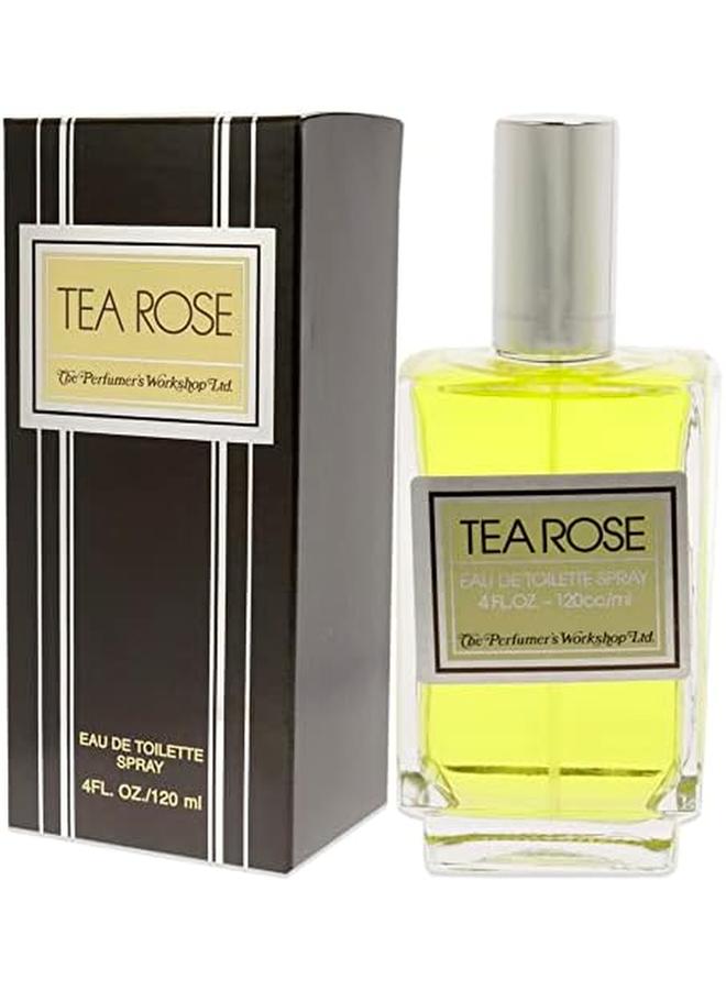 Perfumers Workshop Fragrancex Tea Rose 4 Oz Eau De Toilette Spray For Women - Image 4