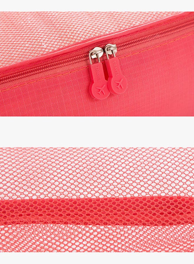 فالوجوشا طقم حقائب تنظيم للسفر مكوّن من 5-قطع أحمر - Image 3