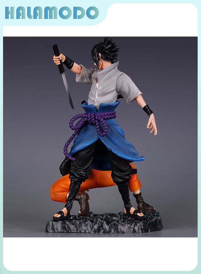 HALAMODO Naruto Shining Bond! 29cm Cool Combined Anime Figures of Naruto and Sasuke, Passionate Desktop Decoration - Image 3