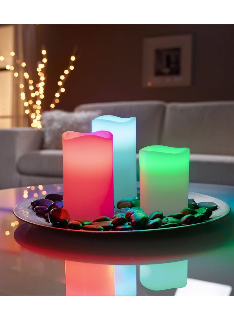 Luma candle without flame 12 changing colors with remote control - Image 4