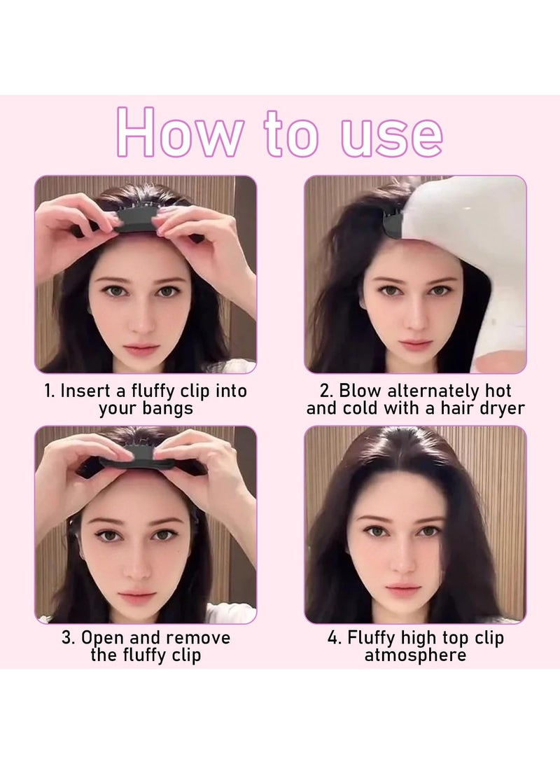 Generic 2Pack Hair Volume Hair Clips for Fluffy Bangs, Easy High Crown Volumizing Hair Clips for Women, Root Clips for Curly Hair Volume Tool Natural Voluminous Look  - Image 2