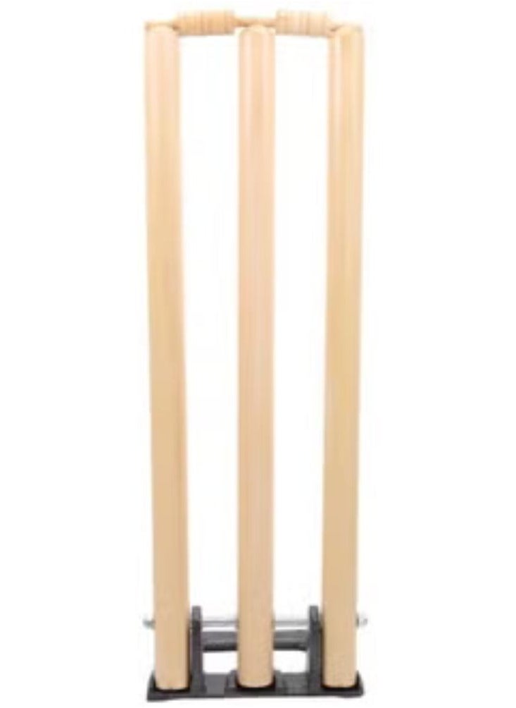 Generic Cricket Stumps With Spring Stand  - Image 1