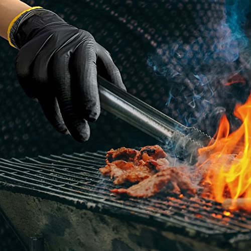 Evridwear Cotton Work Gloves Light-duty String Knit BBQ Glove Liner for Outdoor Cooking, Painting, Gardening Men & Women 10 Pairs (Grey, Large) - Image 5