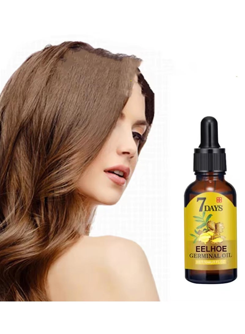 7 Days Hair Growth Serum Fast Growing Hair Essential Oil Beauty Hair Care 40ml Dense Regrowth Ginger Hair Promoting Regeneration - Image 3