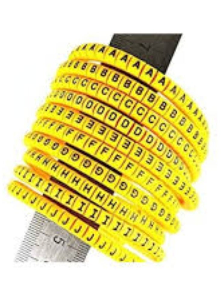 KNP KNP Cable Marker Tube (0.5mm - 1.6mm) - 6 is designed to provide clear and organized labeling for small-diameter cables and wires.  - Image 1