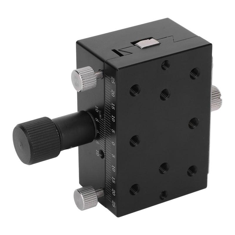منصة HBA60 الخطية للمحور X ذات الأخدود المتوافق - طاولة انزلاقية يدوية فائقة الضبط - Image 4