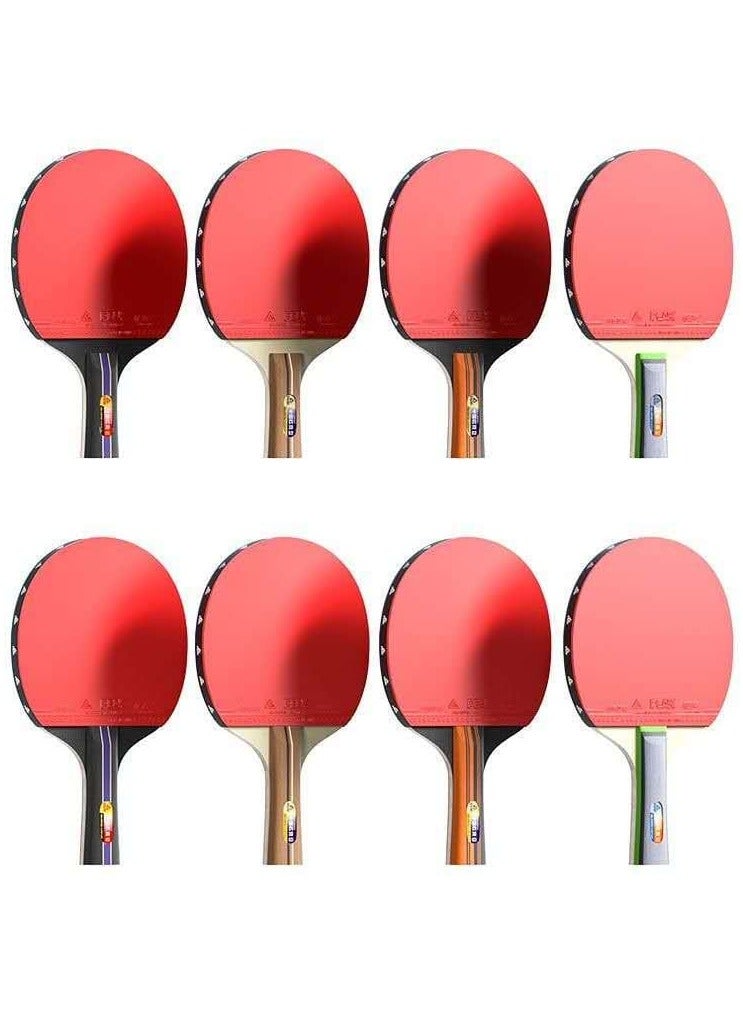 Generic 6-Star Table Tennis Rackets Set – 2 Premium Ping Pong Paddles + 3-Star Balls (x3) + Storage Bag – Soft Sponge Rubber, High Control & Spin – Ideal for Indoor Outdoor Games - Image 3