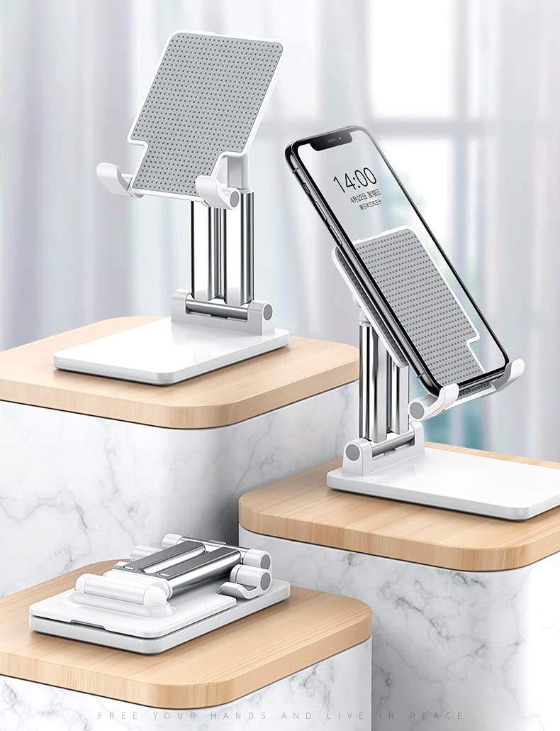SOOPII Grade-A Quality DM01 Pro Dual Support Desktop Mobile Phone Stand Mobile Holder - Image 4