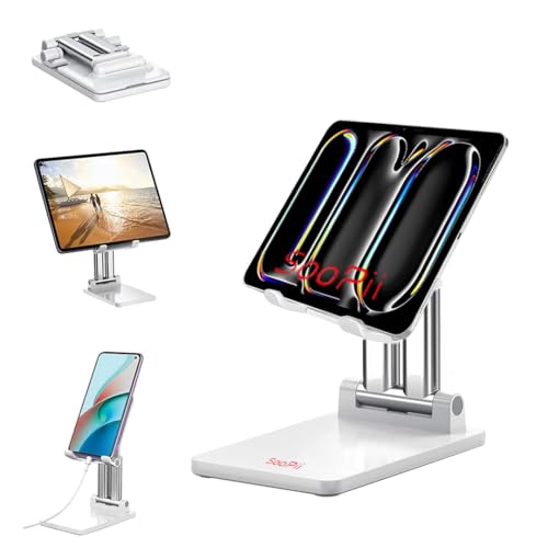 SOOPII Grade-A Quality DM01 Pro Dual Support Desktop Mobile Phone Stand Mobile Holder - Image 1