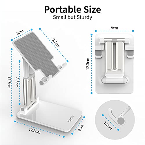 SOOPII Grade-A Quality DM01 Pro Dual Support Desktop Mobile Phone Stand Mobile Holder - Image 5