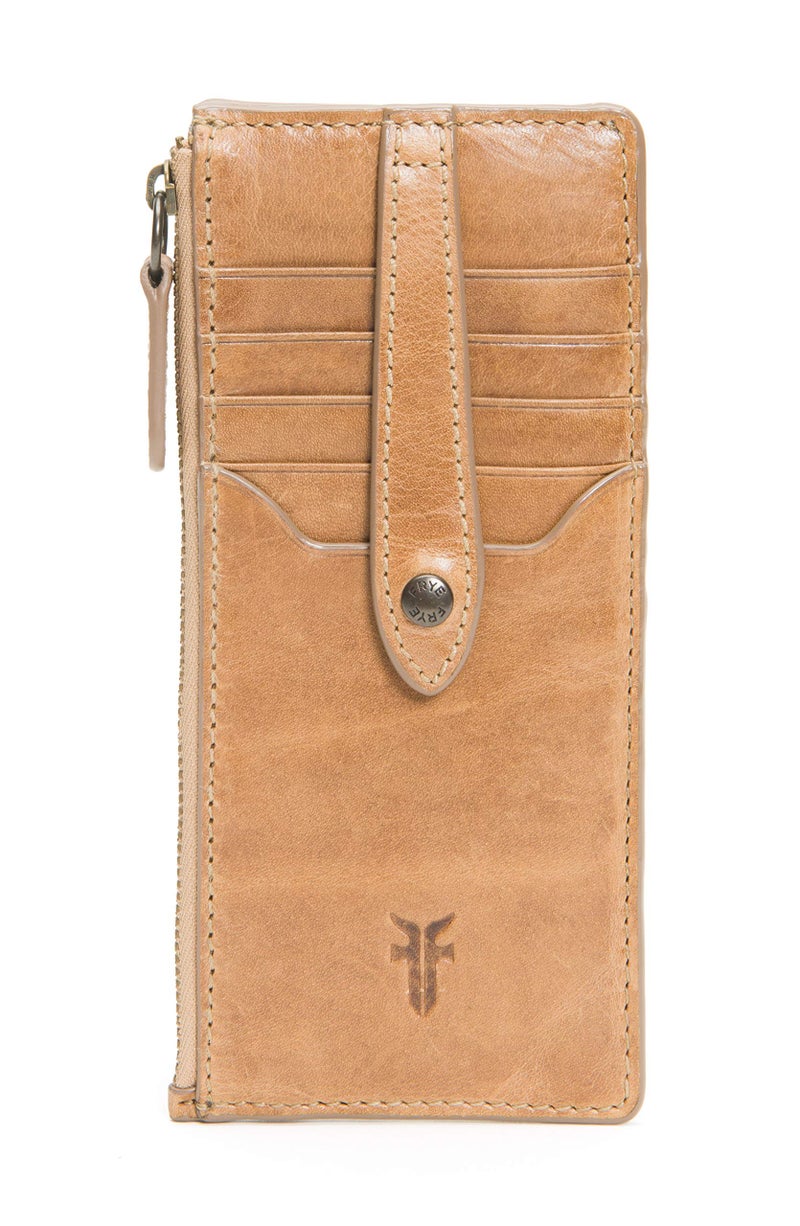 Frye Women's Melissa Snap Card Wallet, Stylish Design with Holder & Slots, Compact for Purse - Image 1
