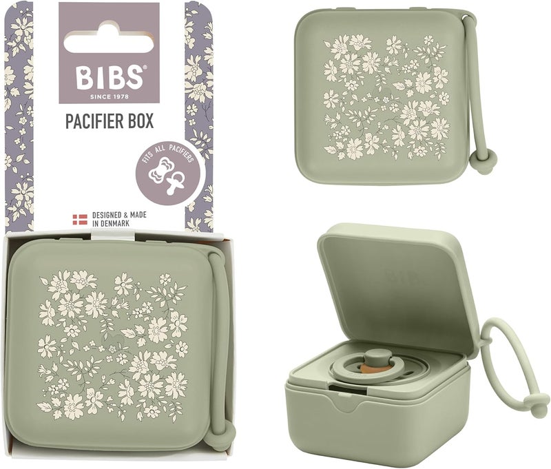 BIBS x Liberty Pacifier Box in Capel Sage - Image 1
