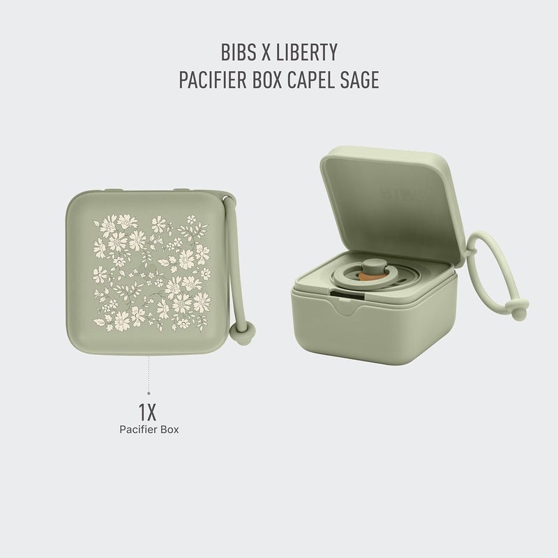 BIBS x Liberty Pacifier Box in Capel Sage - Image 2