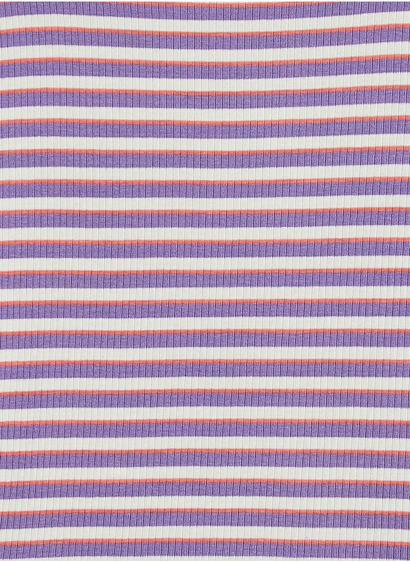 Vero Moda Girl Kids Striped High Neck Top