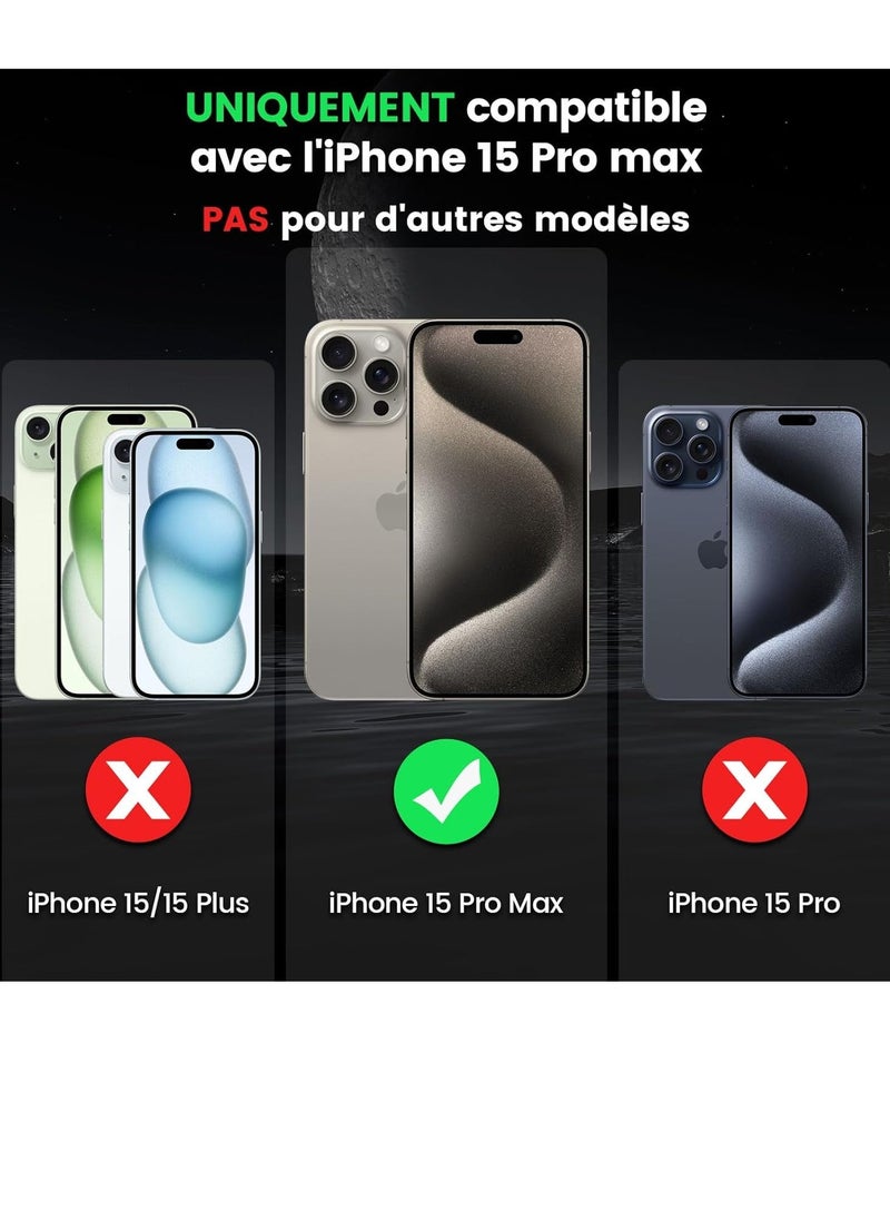 Raxoom Camshield Pro Case for iPhone 15 Pro Max 6.7" (2023) – Enhanced Protection with Built-in Camera Shield - Image 2