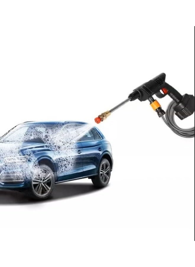 Portable Pressure Washer Spray Gun with Battery & Nozzle for Car, Garden & Home Cleaning - Image 4