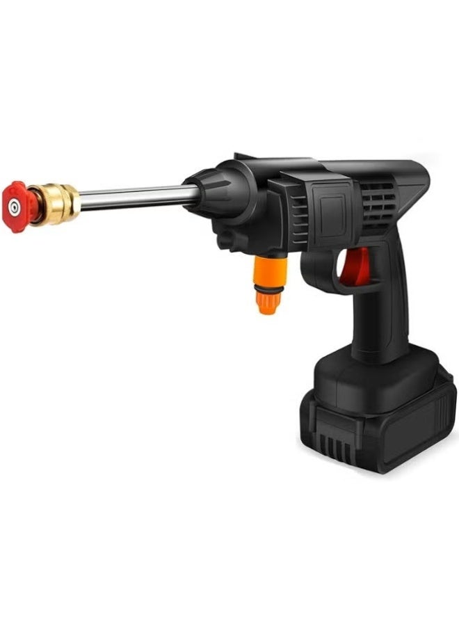 Portable Pressure Washer Spray Gun with Battery & Nozzle for Car, Garden & Home Cleaning - Image 2