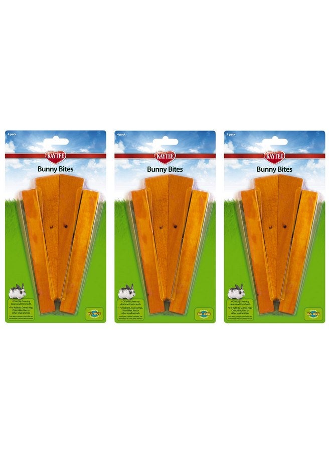 كايتي عضاضات أرنب كايتي، 12 قطعة، مضغ خشبي للحيوانات الأليفة الصغيرة - Image 1