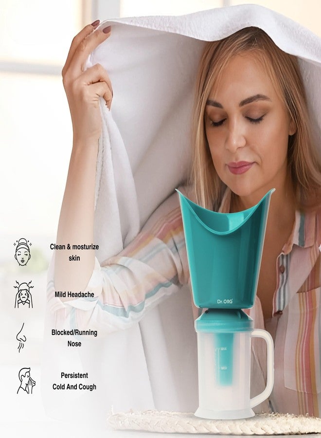 Dr. ORG DrORG steam Vaporizer GREEN 2 in 1 for cough n cold steam inhaler,Facial Steamer Professional Facial Steamer (120 W) - Image 3