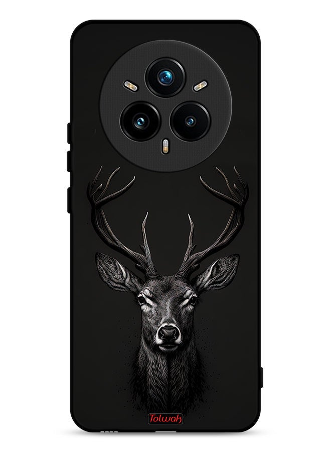 Tolwak Realme 14 Pro Plus 5G Protective Case Cover Deer Digital Art