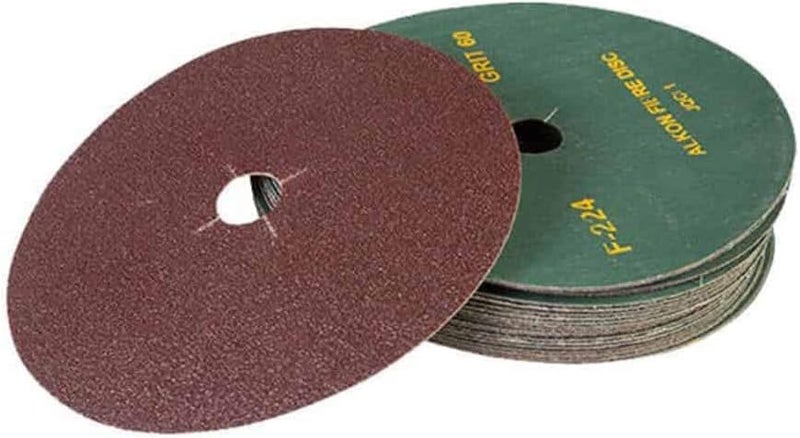 Gazelle Coated Fibre Sanding Discs 4.5 Inches - 120 Grit