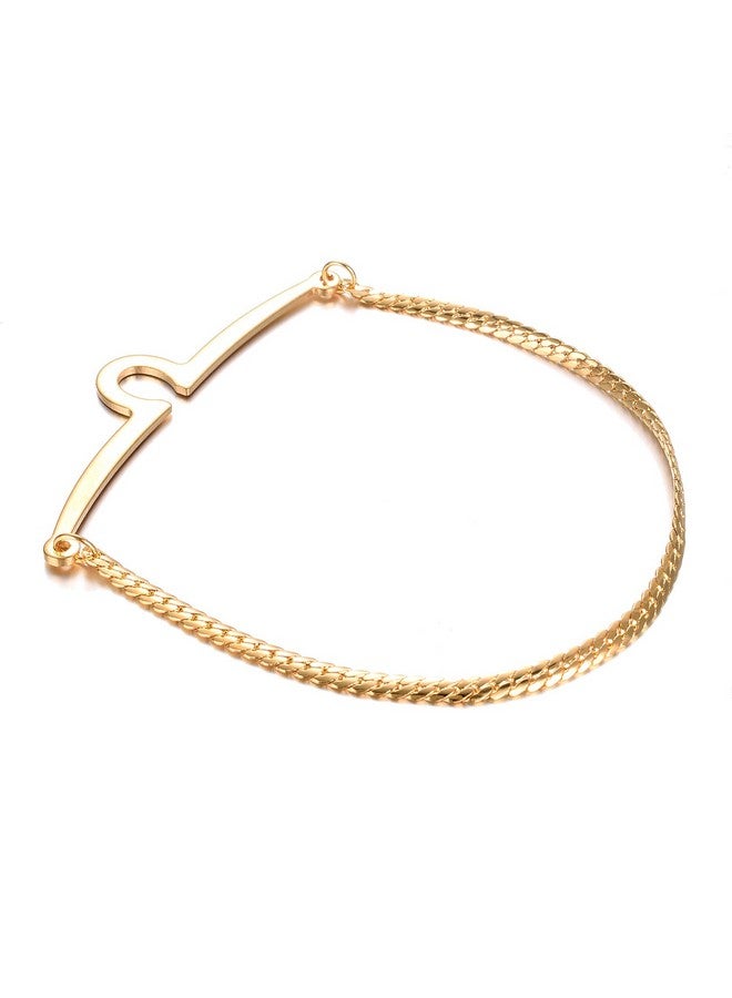 Yoursfs Gold Tie Chain For Men Gold Plated Single Loop Tie Barpinclasp Chain Mens - Image 5