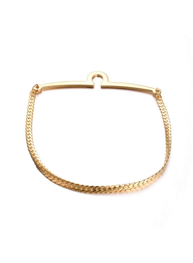 Yoursfs Gold Tie Chain For Men Gold Plated Single Loop Tie Barpinclasp Chain Mens - Image 3